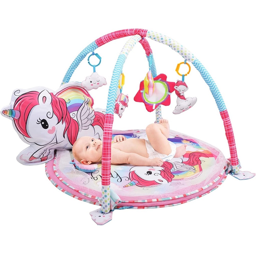 Unicorn play gym mat